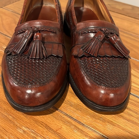 Allen Edmonds Cody British Tan Leather Loafers Size 9 1/2 D. - Picture 2 of 8